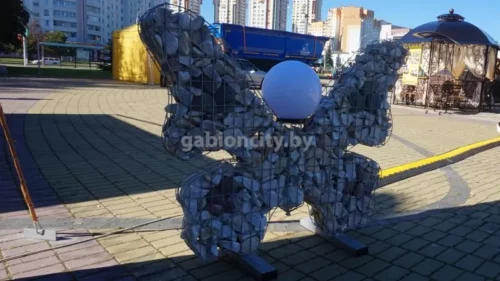 Малые архитектурные формы из габионов