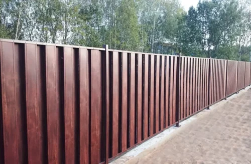 Заборы из штакетника