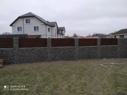 Заборы из габионов